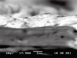 MMO Coating Cross Section